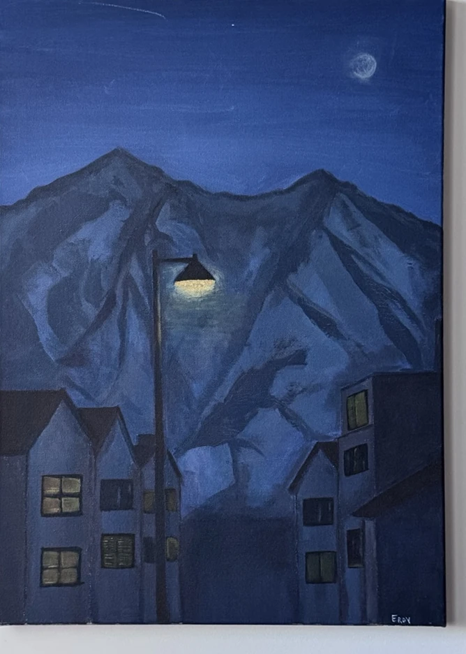 Longyearbyen — painting by Varvara Erov